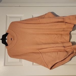 Free People East Street Sweater Tunic sz M pink